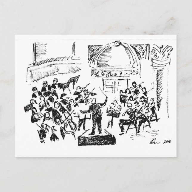 carnagie hall concert 2010 postcard (Front)