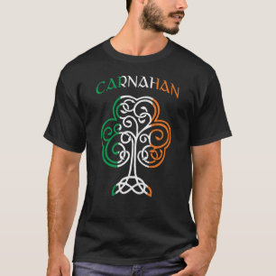 CARNAHAN Irish Name Shamrock Ireland Flag Family T-Shirt