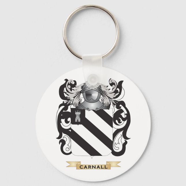 Carnall Coat of Arms (Family Crest) Keychain (Front)