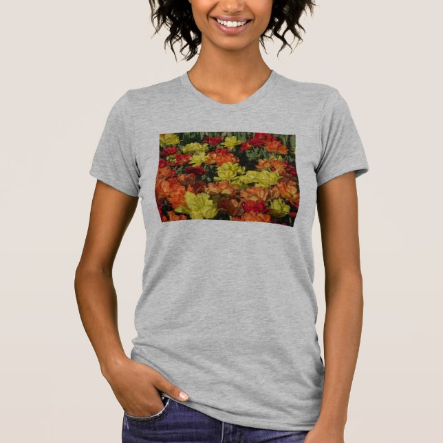 Carnation Basic T-Shirt (Gray) (Front)