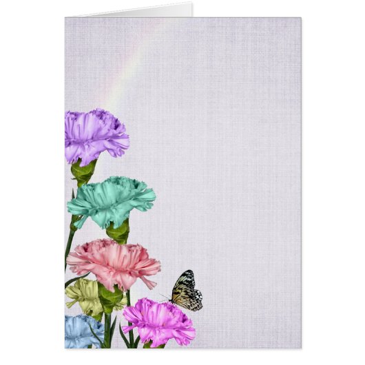 Carnation Bouquet Cards (Front)
