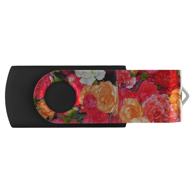 Carnation Flower mix USB Flash Drive (Front)