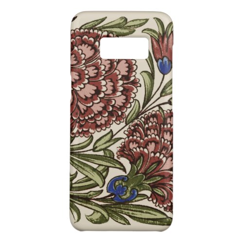 Carnation Flower Tile Antique Art Case_Mate Samsung Galaxy S8 Case