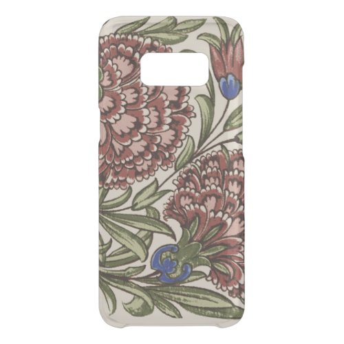 Carnation Flower Tile Antique Art Uncommon Samsung Galaxy S8 Case