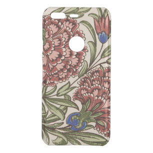 Carnation Flower Tile Antique Rustic Art Uncommon Google Pixel Case