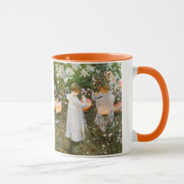 Carnation, Lily, Lily, Rose By John Singer Sargent Mug (Right)