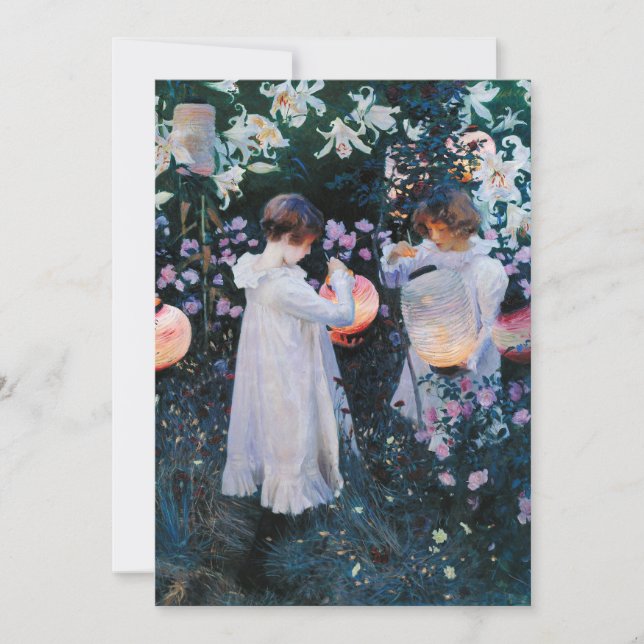 Carnation, Lily, Lily, Rose | John Singer Sargent (Front)