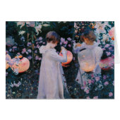 Carnation Lily Lily Rose John Singer Sargent Art (Front Horizontal)