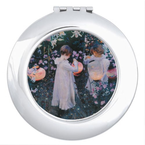 Carnation Lily Lily Rose John Singer Sargent Art Makeup Mirror