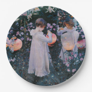 Carnation, Lily, Lily, Rose (John Singer Sargent) Paper Plates