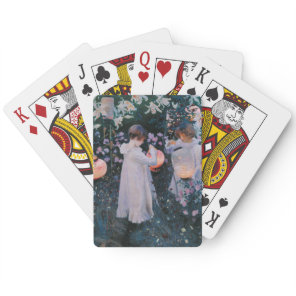 Carnation, Lily, Lily, Rose (John Singer Sargent) Poker Cards