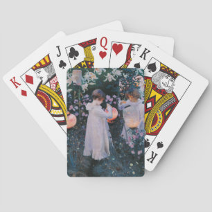 Carnation, Lily, Lily, Rose (John Singer Sargent) Poker Cards