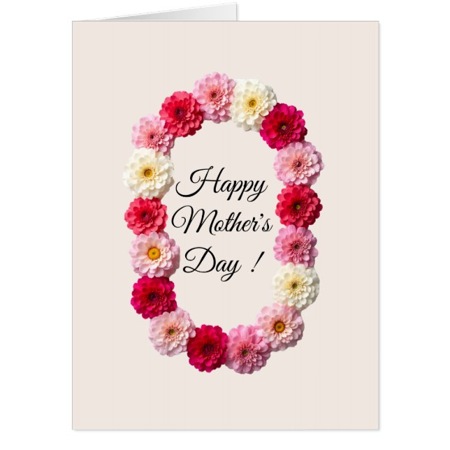 Carnation mother's day  card (Front)