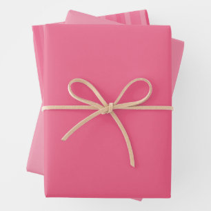 Carnation Pink,Pink and Striped Wrapping Paper Sheets