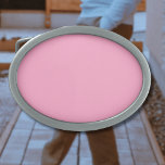 Carnation Pink Solid Color | Classic | Elegant  Belt Buckle<br><div class="desc">Carnation Pink Solid  Color | Classic Design | Elegant | Trendy | Stylish | Gift</div>