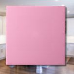 Carnation Pink Solid Color | Classic Elegant Ceramic Tile<br><div class="desc">Carnation Pink Solid Color | Classic | Elegant | Trendy | Stylish | Gift</div>