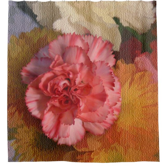 Carnation Shower Curtain (Front)