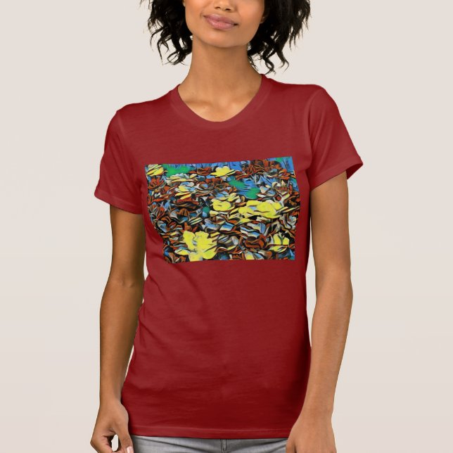 Carnation T-Shirt (Dark Red) w/ Dreaming Effect (Front)