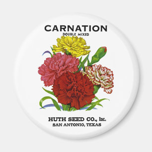 Carnation Vintage Seed Packet Magnet