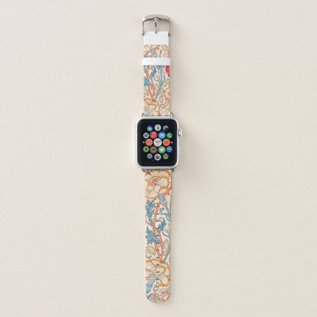 Carnation, William Morris Apple Watch Band (Front)