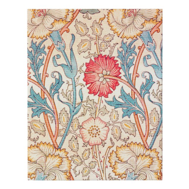 Carnation, William Morris Faux Canvas Print (Front)