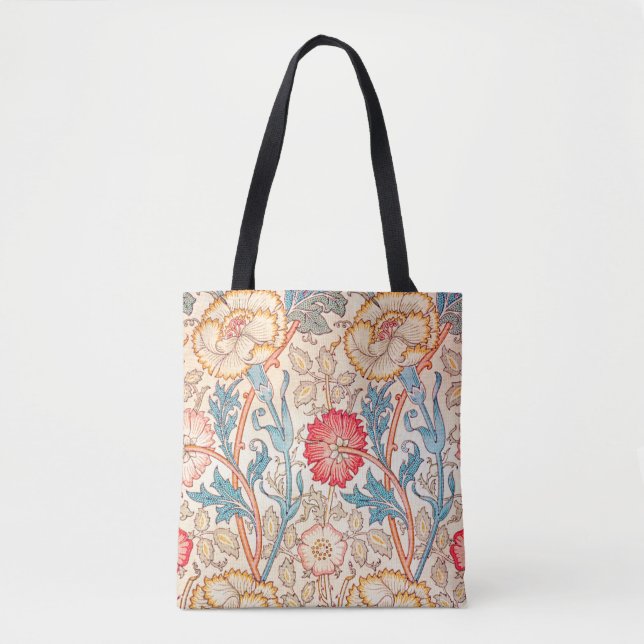 Carnation, William Morris Tote Bag (Front)