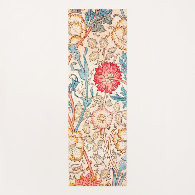 Carnation, William Morris Yoga Mat (Front)