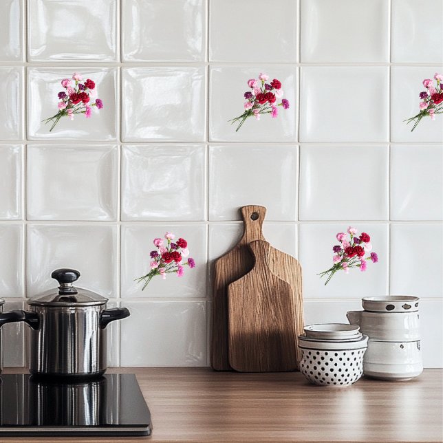Carnations  ceramic tile (Creator Uploaded)