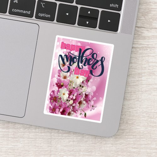 Carnations  HAPPY MOTHERS DAY Sticker