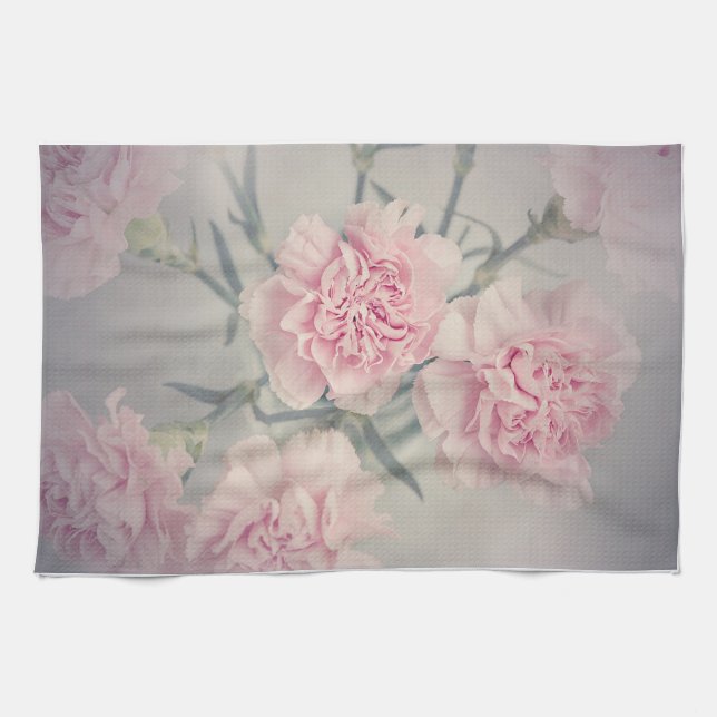Carnations Kitchen Towel (Horizontal)