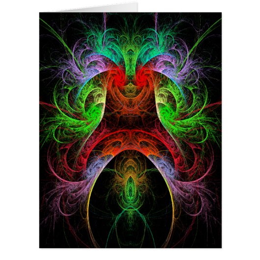 Carnaval Abstract Art Cards (Front)