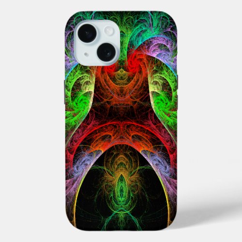 Carnaval Abstract Art iPhone 15 Case