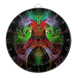 Carnaval Abstract Art Dartboard