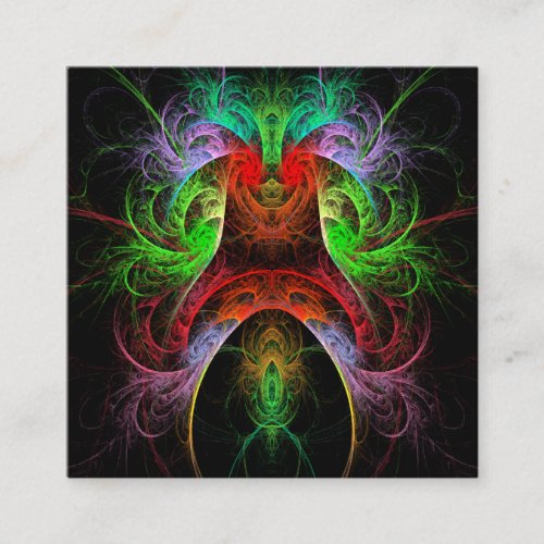 Carnaval Abstract Art Enclosure Card