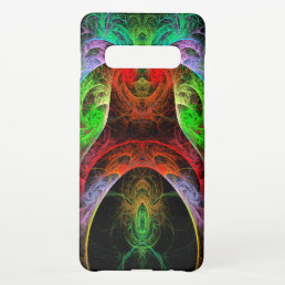 Carnaval Abstract Art Glossy Samsung Galaxy S10+ Case