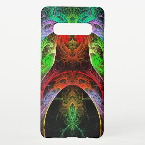 Carnaval Abstract Art Glossy Samsung Galaxy S10 Case