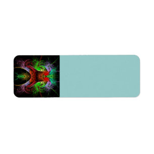 Carnaval Abstract Art Label