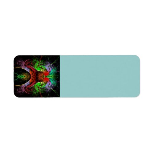 Carnaval Abstract Art Label