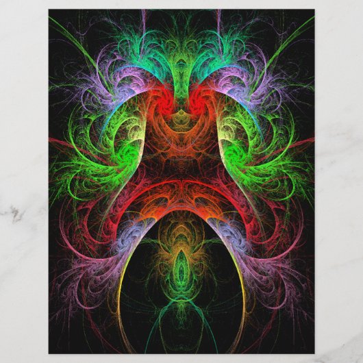 Carnaval Abstract Art Letterhead (Front)