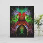 Carnaval Abstract Art Letterhead (Standing Front)