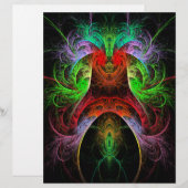 Carnaval Abstract Art Letterhead (Front/Back)