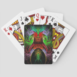Carnaval Abstract Art Poker Cards