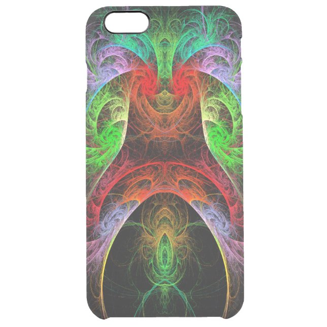 Carnaval Abstract Art Uncommon iPhone Case (Back)