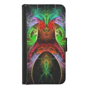 Carnaval Abstract Art Wallet Case