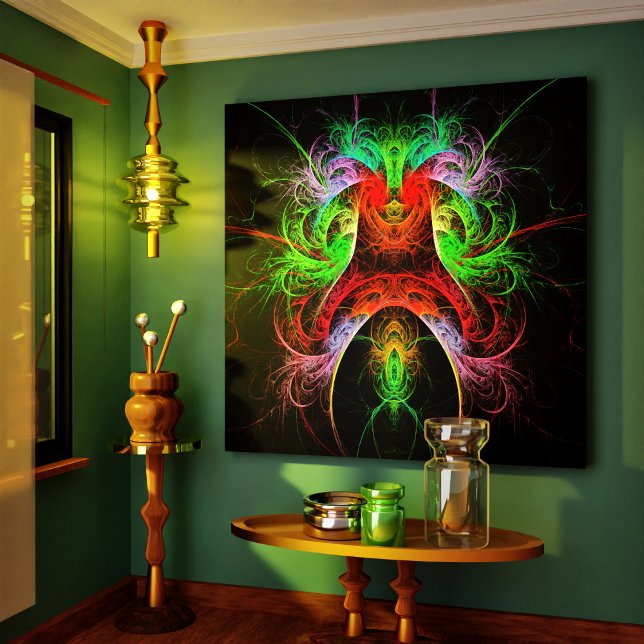 Carnaval Abstract Art Wrapped Canvas Print (Carnaval Abstract Art Wrapped Canvas Print)