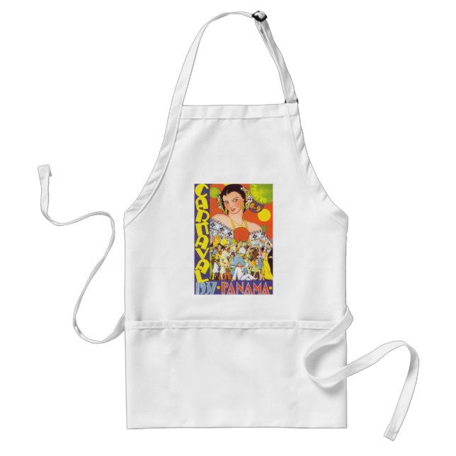 Carnaval in Panama Adult Apron (Front)