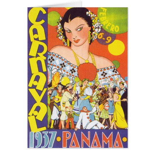Carnaval in Panama Cards (Front)