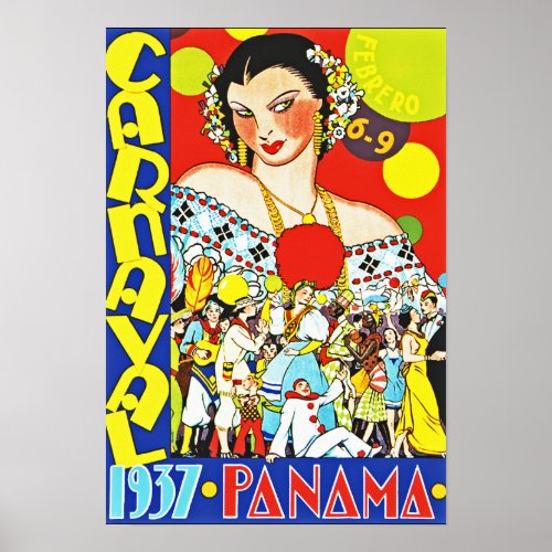 Carnaval in Panama Poster