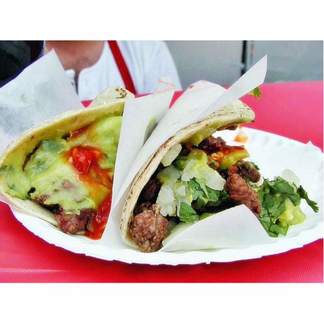 Carne Asada Tacos Guacamole Statuette (Front)