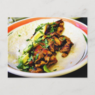 Carne Asada Tacos Postcard